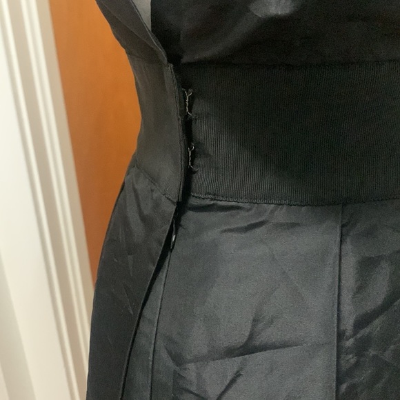 Charles Nolan New York Silk Cocktail Dress Little Black Dress fit and flare Mini - Picture 4 of 8